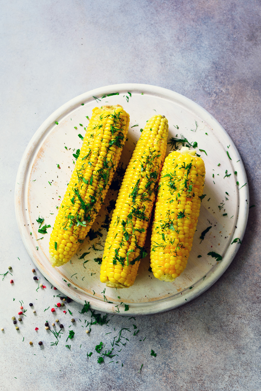 Buttered Corn Cobs