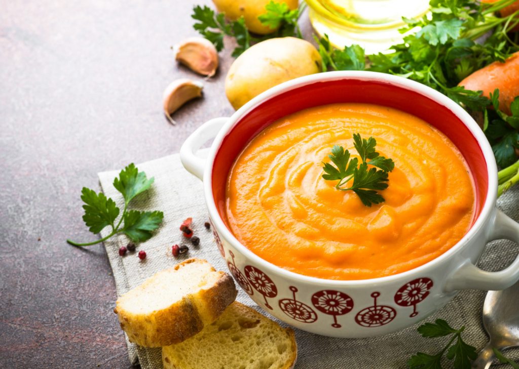 Ginger and Roasted Carrot Soup