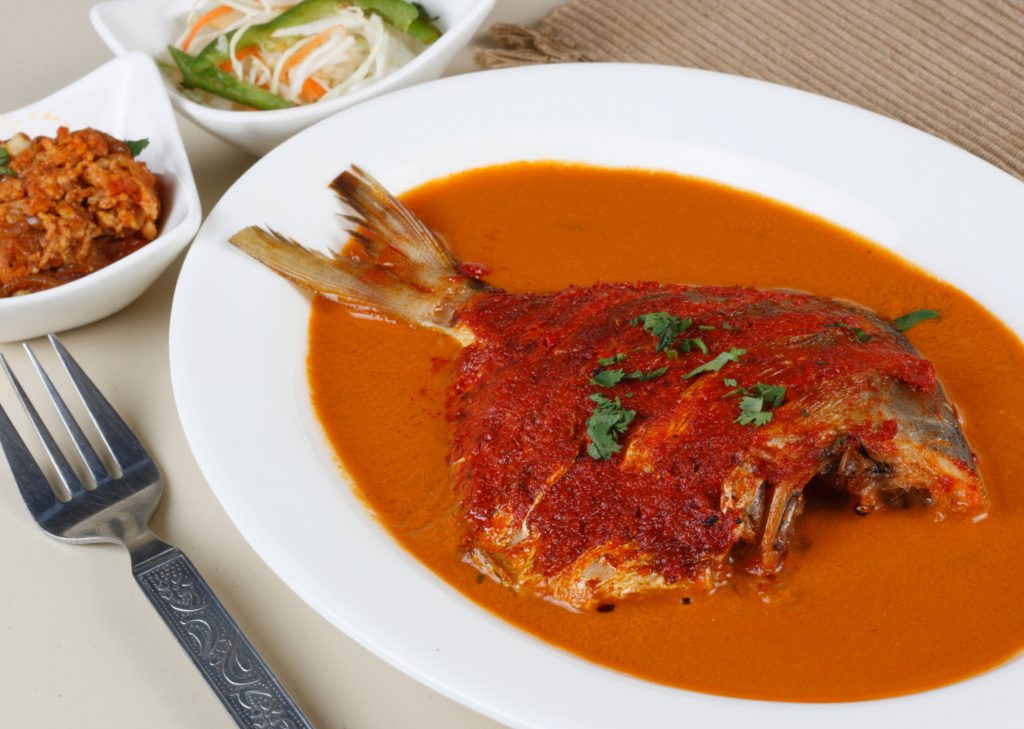 Red Pomfret Fish Curry