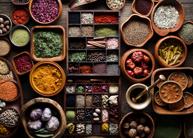 Names and Types of Natural Spices and Seasonings