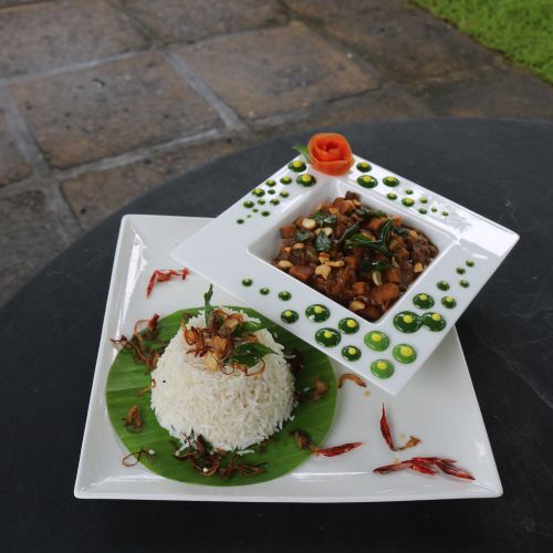 Kootu Curry and Chilli Coconut Rice
