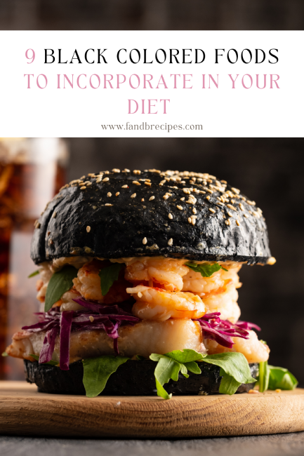 9 Black Colored Foods to Incorporate in Your Diet Pin