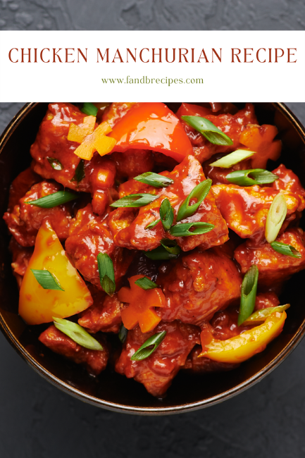 Chicken Manchurian Recipe Pin