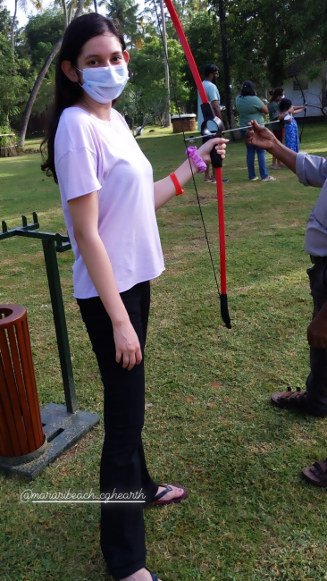 Shristi Patni at the Marari Beach Resort