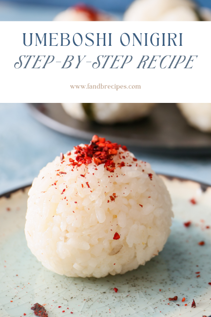 Umeboshi Onigiri Recipe Pin