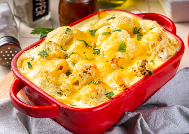Vegan Cheesy Cauliflower Recipe