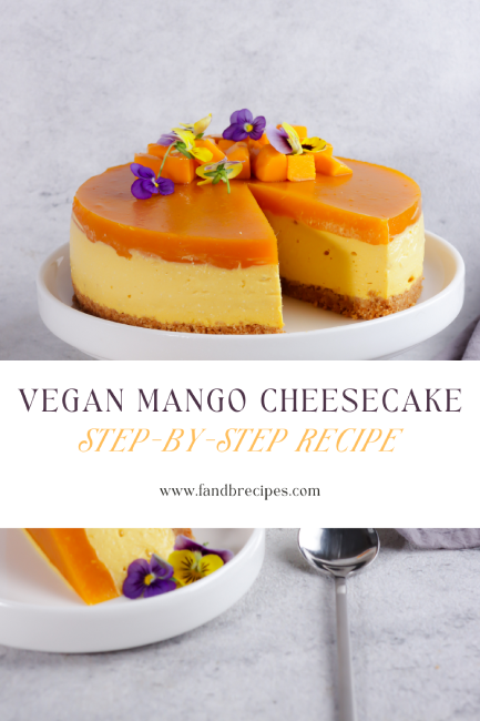 Vegan Mango Cheesecake