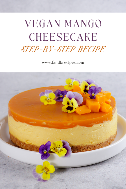 Vegan Mango Cheesecake_