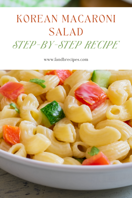Korean Macaroni Salad