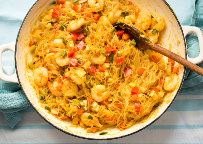 Singapore Noodles With Prawns Recipe