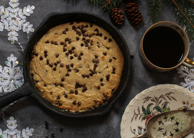 Gourmet Hot Cookie Dough with Browned Butter & Sea Salt