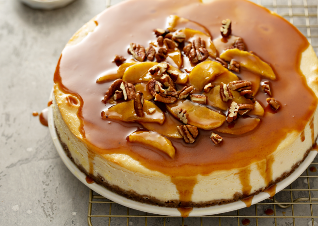 No-Bake Cheesecake with Salty Caramel Recipe
