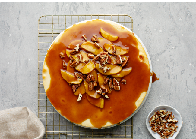 No-Bake Cheesecake with Salty Caramel_Step-By-Step Recipe